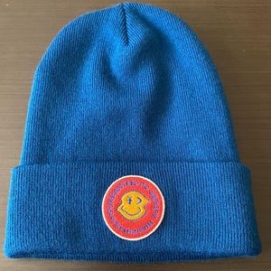 Blue Dutch bros beanie, one size.